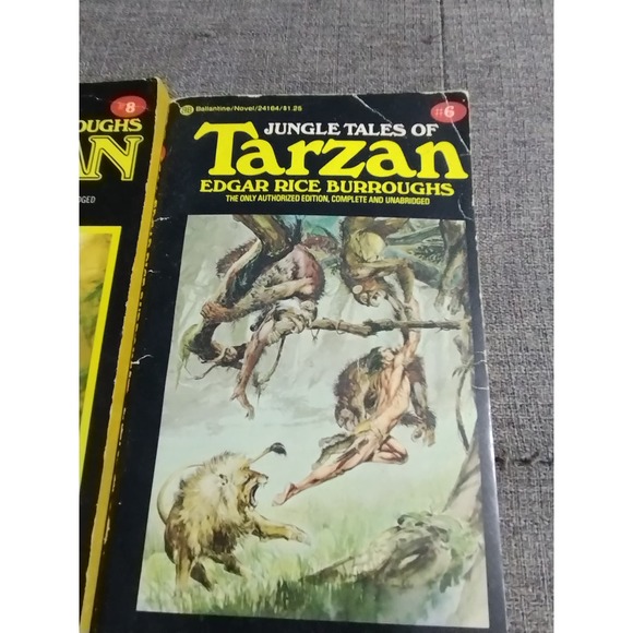 3 Vintage Tarzan ~Edgar Rice Burroughs Novels 5, 6 & 8 (bb10) - Picture 4 of 8